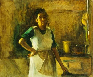 Kucharz (olej na płótnie)