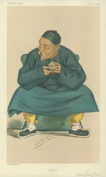 Jego Ekscelencja Kuo Sun Tao, Chiny, 16 czerwca 1877, komiks Vanity Fair