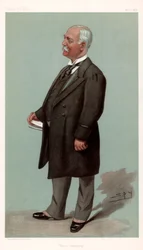 Union Steamship Sir Francis Henry Evans, brytyjski biznesmen i polityk, 1896.