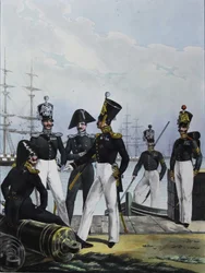 The Guards Équipage Artillery Company i Guards Cargo Company, 1829