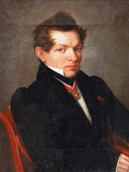 Portret matematyka Nikołaja Łobaczewskiego 1792-1856, 1839