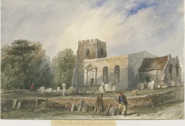 Kościół w Draycott in the Moors, bez daty [?XIX wiek]