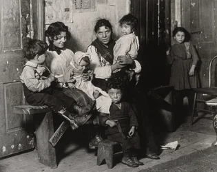 Włoski dom w pobliżu Hull House, Chicago, 1910