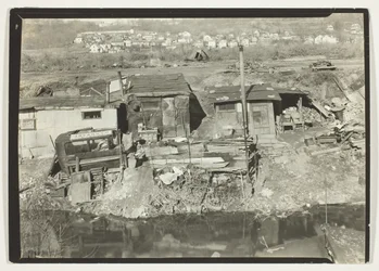Dzielnica mieszkalna "poza pracą" w Patterson, New Jersey