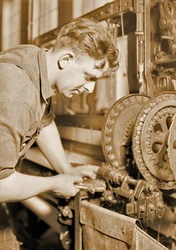 Portret mechanika elektrowni, ok. 1924 r.