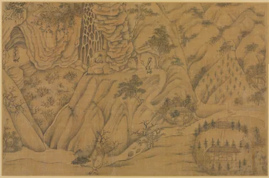 Zamieszkanie w Longmian Sleeping Dragon Mountains, 1100-1200s.