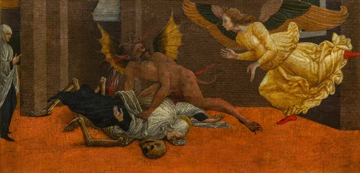 Święta Franciszka Rzymska dręczona przez szatana