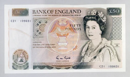 Banknot 50-funtowy