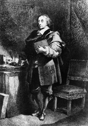 Blaise Pascal, francuski matematyk, fizyk i filozof, ok. 1650