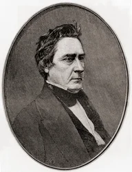 David Rice Atchison, z The Century Magazine, opublikowany 1887 (grawerowanie)