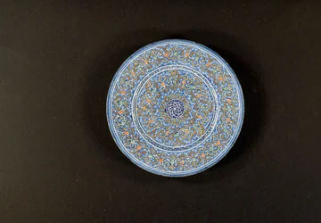 Zdobiony talerz, Iran