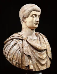 Marmurowe popiersie cesarza Costanzo