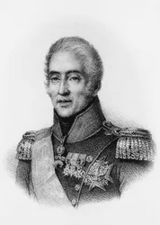 Portret Karola X (1757-1836), króla Francji i Nawarry od 1824 do 1830, grawerowanie