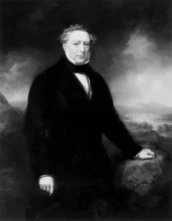 Robert Stephenson, angielski inżynier mechanik i konstrukcji, ok. 1850-1859
