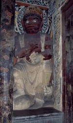 Rzeźba z klasztoru Yungang, niedaleko Datong. Chiny.