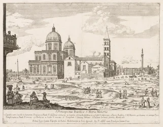 Santa Maria Maggiore z „Widoku na zabytki Rzymu”