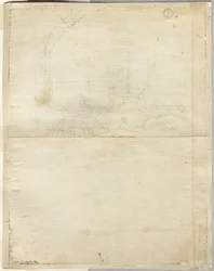 Szkic do San Giovanni in Laterano verso, 1664.