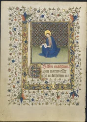 Kartka z Księgi Godzin: Św. 1415-20.