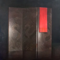 Smoczy ekran, 2012 (akryl na płótnie)