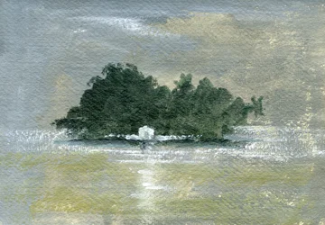 Taprabane (akryl na papierze)