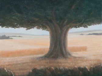 Drzewo, Holwell, 2012 (akryl na płótnie)