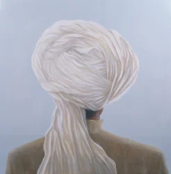 Biały Turban