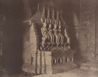 Nr 23: Pugahm Myo [Pagan]. Figury w Pagodzie Damayangyee [Dhamma-yan-gyi].