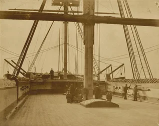 Pokład HMS "Impregnable", 1852-1854 (zdjęcie)