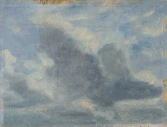 Studium nieba, ca. 1850.