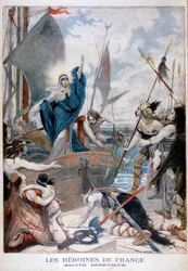 Św. Genevieve, bohaterka Francji, 1896