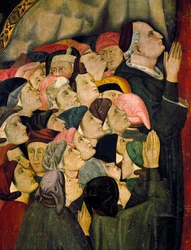Dziewica Miłosierdzia, detal, ok.1320
