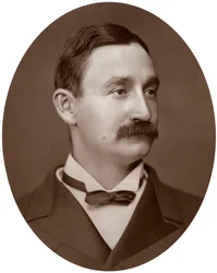 Kapitan Frederick Burnaby, oficer Królewskiej Gwardii Konnej, 1877.