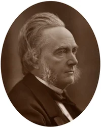 George Campbell, 8. książę Argyll, szkocki liberalny polityk i pisarz, 1883.