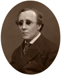 Henry Fawcett, MP, profesor ekonomii politycznej na Uniwersytecie w Cambridge, 1876.