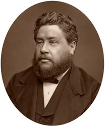 Wielebny Charles Haddon Spurgeon, pastor Metropolitan Tabernacle, 1880.