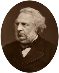 Sir Charles Reed, przewodniczący London School Board, 1880.