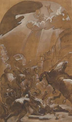 Nawrócenie św. Pawła, ca. 1587-89.