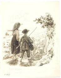 Marie i Jujules jako pasterze