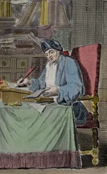 Portret Herkulesa Saviniena Cyrano dit Cyrano de Bergerac, francuskiego pisarza