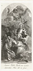 Św. Joachim i Anna z Bogiem Ojcem i Dziewicą Św. Anna i Joachim z Maryją i Bogiem Ojcem
