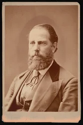 Portret Williama Haydena Angielski 1822-1896, przed 1876.
