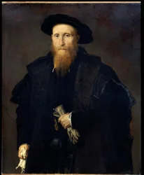 Portret starszego pana w rękawiczkach (Liberale da Pinedel?)
