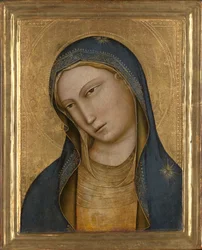 Popiersie Świętej Marii, ok. 1381-1425 (tempera na panelu)