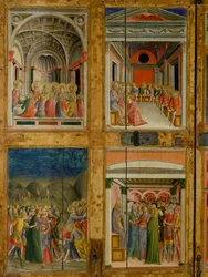 Relikwiarz drzwi Santa Maria della Scala. panel wewnętrzny