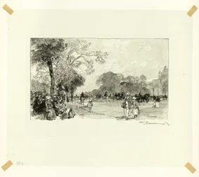 Avenue des Champs-Élysées, płyta osiemnasta z Le Long de la Seine et des Boulevards