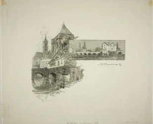 Moret: drewniany młyn
