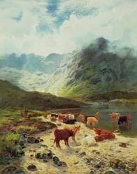 Loch w Ross-shire, 1888 r.