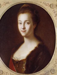 Portret Katarzyny II (1729-1796), cesarzowej Rosji, XVIII wiek, Petersburg, Pałac Peterhof