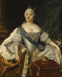 Portret cesarzowej Elżbiety 1709-1762