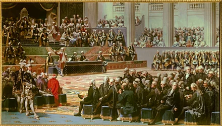 Otwarcie Stanów Generalnych w Wersalu 5 maja 1789. Obraz Auguste